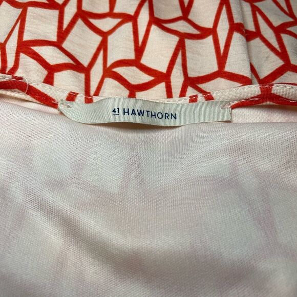 Stitch Fix 41 Hawthorn Wrap Dress | Fall Closet Refresh | Geometric Print - Picture 9 of 11